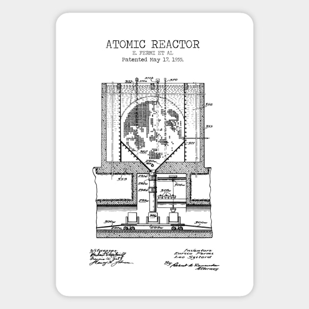 ATOMIC REACTOR patent Magnet by Dennson Creative